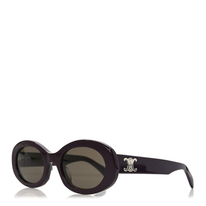 Celine Acetate Triomphe 01 Sunglasses CL 40194U Burgundy 1 of 7
