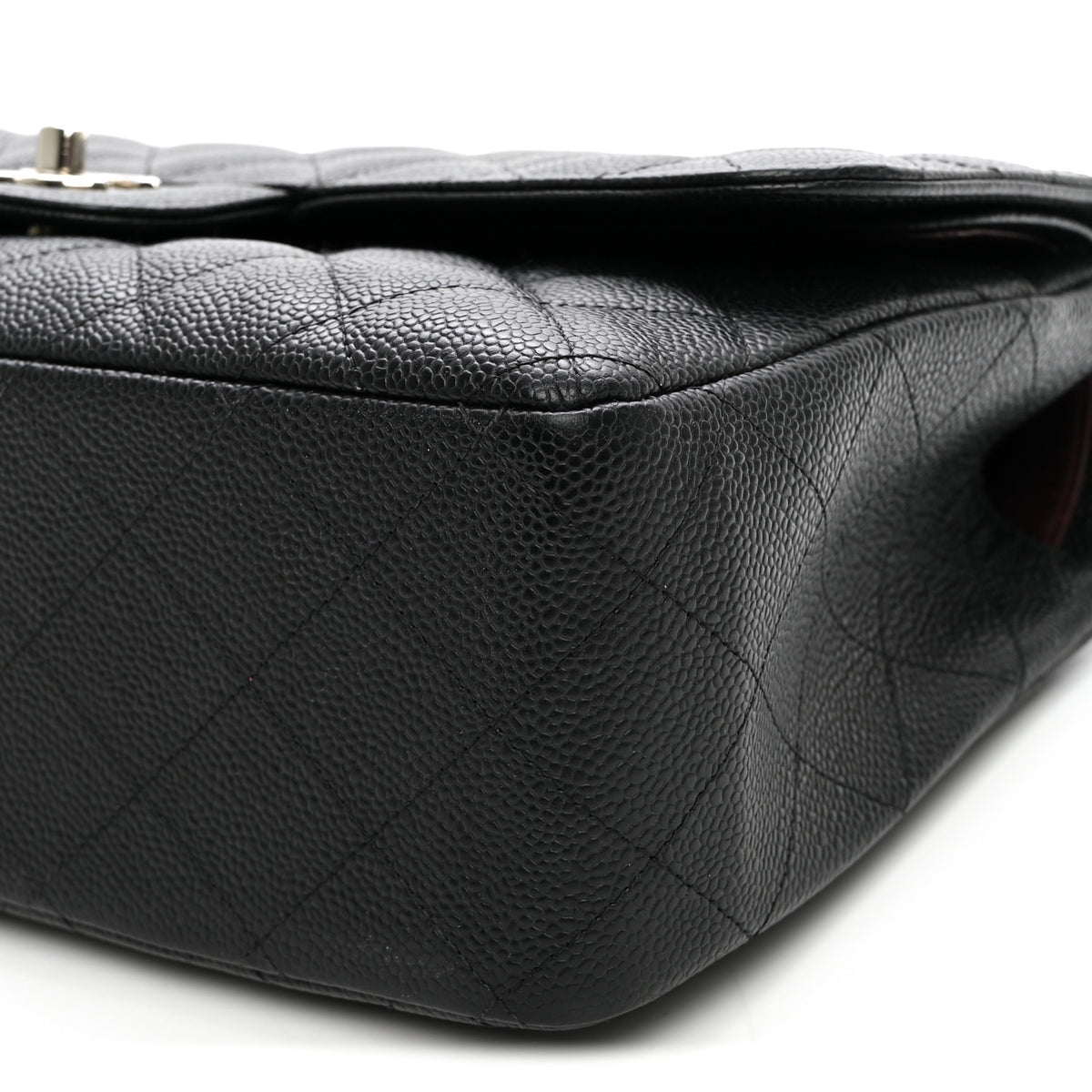 Chanel Caviar Quilted Jumbo Double Flap Black 10 of 10