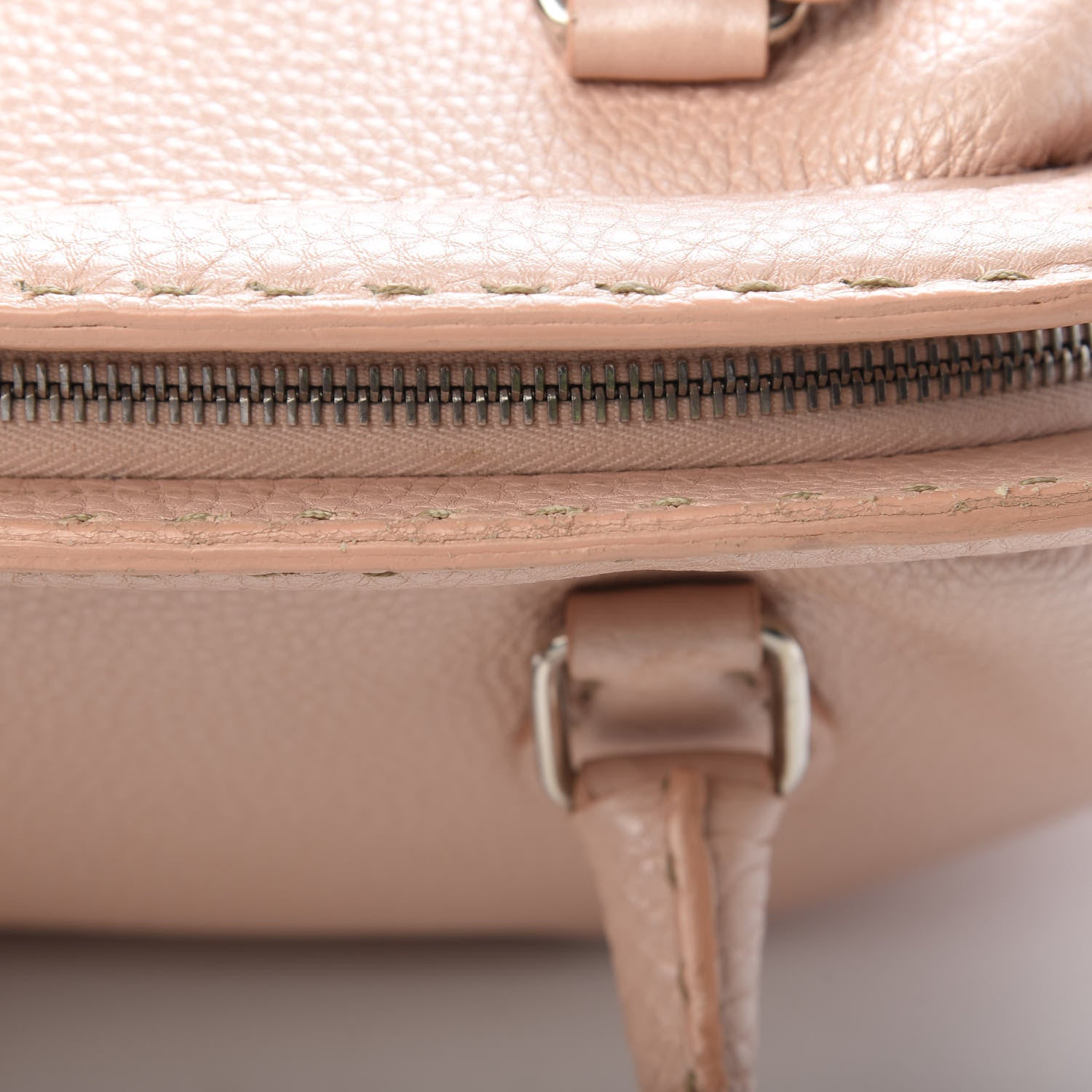 Fendi Cuoio Romano Selleria Adele 1328 Bag Cipria 15 of 21