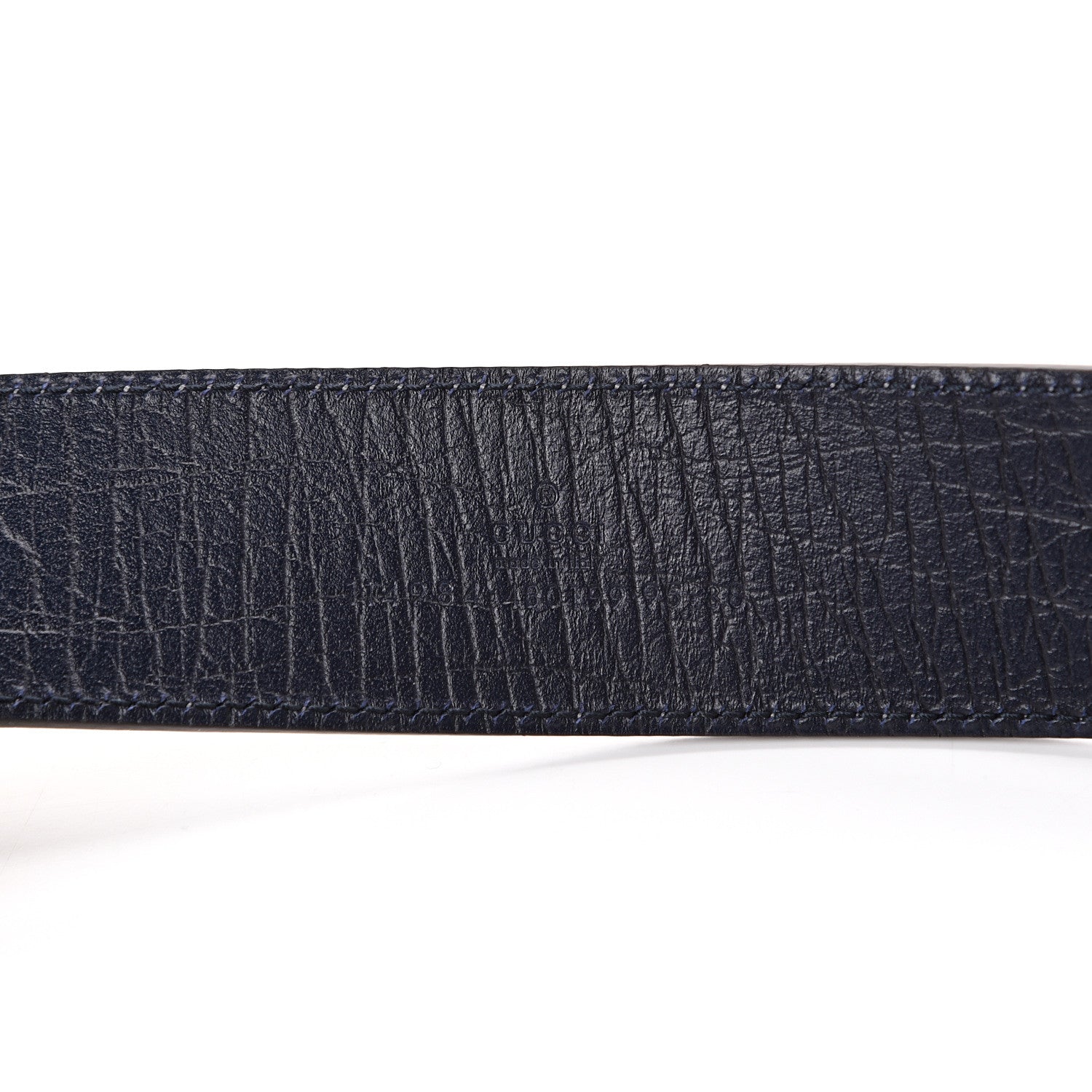 Gucci GG Plus Monogram Interlocking G Belt 95 38 Navy 3 of 5