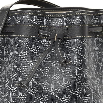 Goyard Goyardine Petit Flot Bucket Bag PM Grey 10 of 10