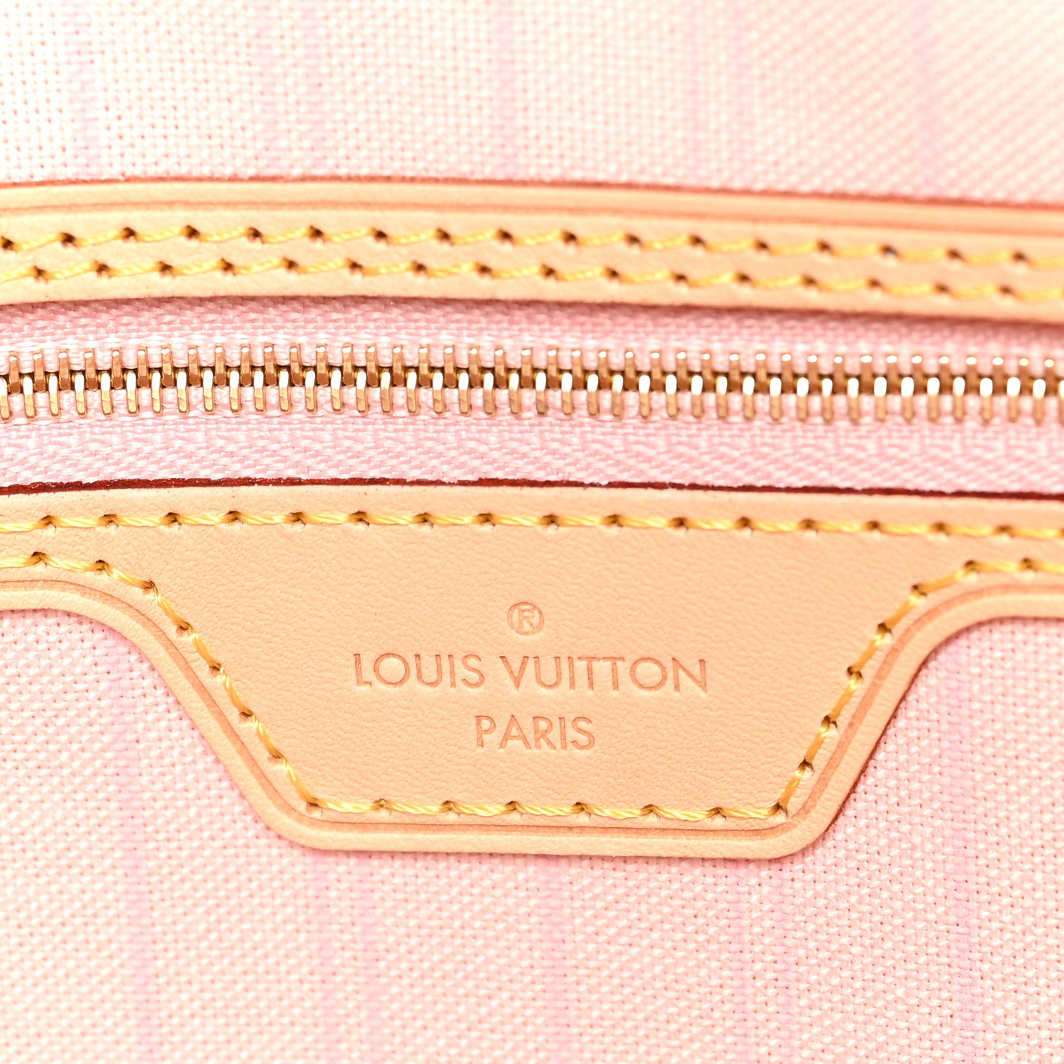 Louis Vuitton Damier Azur Neo Neverfull MM Rose Ballerine 8 of 11