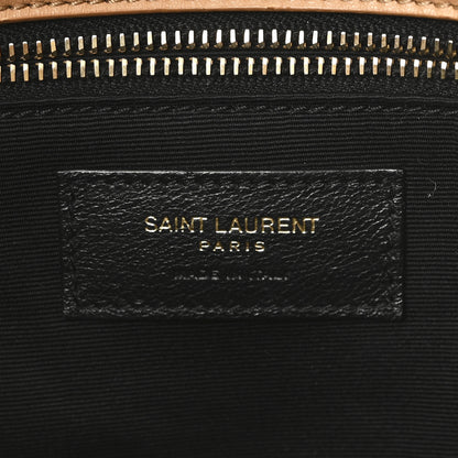 Saint Laurent Shearling Shoulder Bag Natural 6 of 10