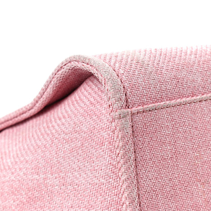 Chanel Canvas Medium Deauville Tote Pink 8 of 14