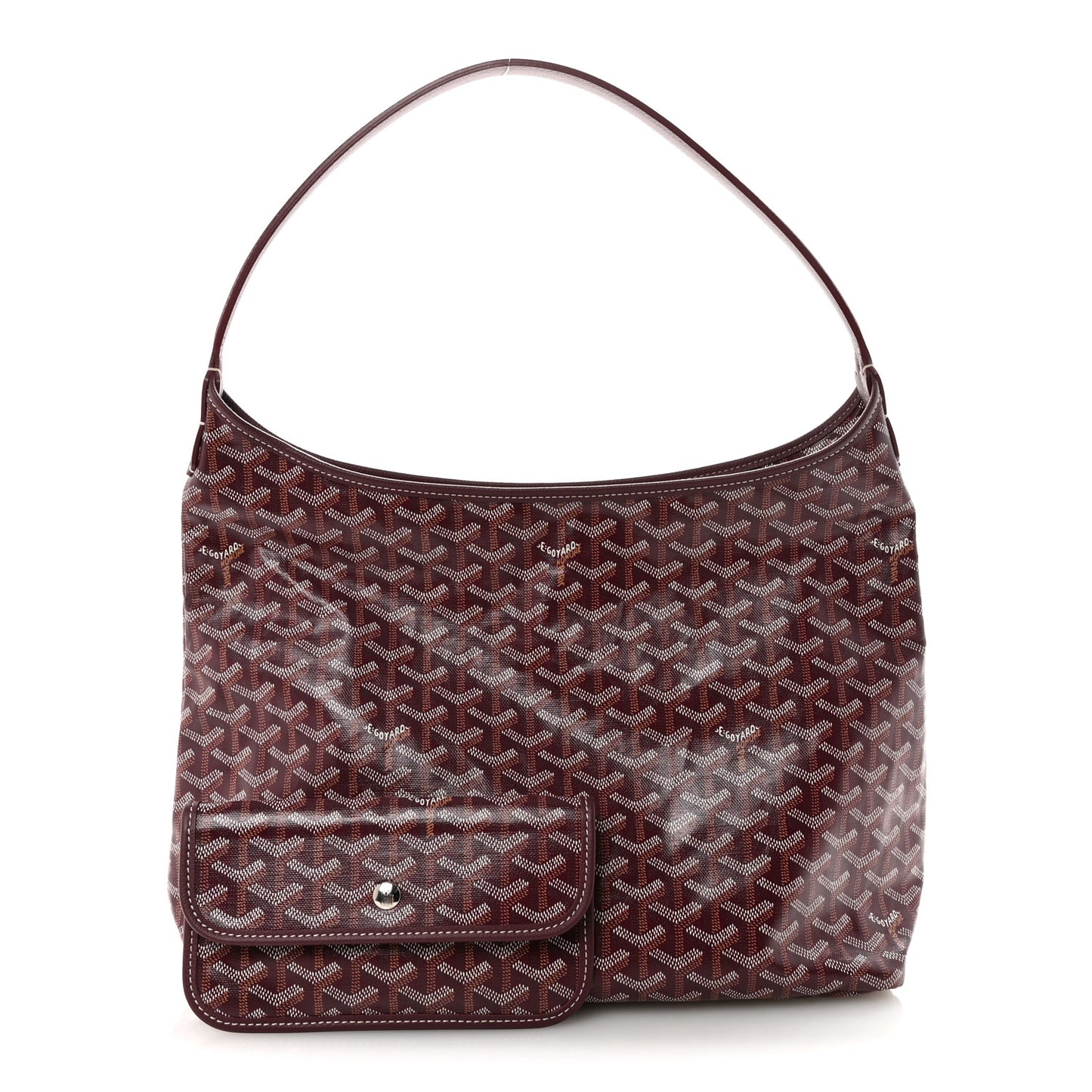Goyardine Boheme Hobo Burgundy