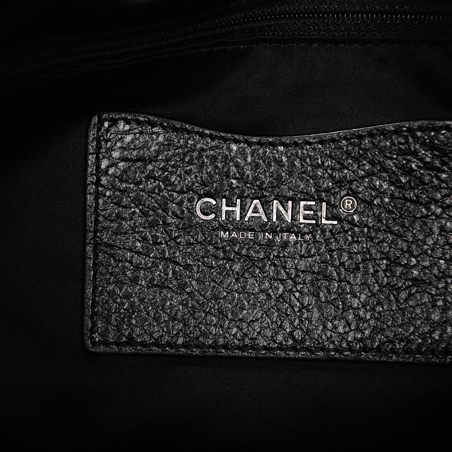 Chanel Glazed Calfskin Stitched XL On The Road Flap Black 6 of 10