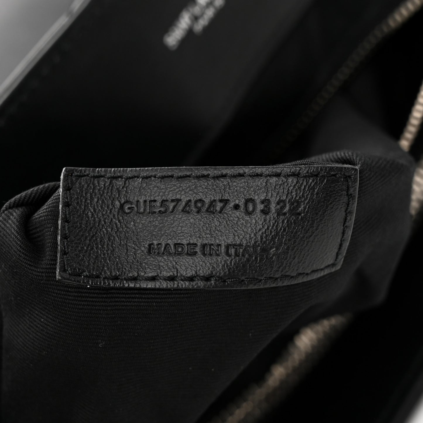 Calfskin Y Quilted Monogram Large Loulou Chain Satchel Black