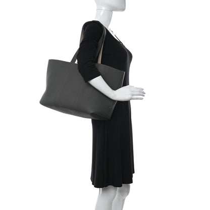 Moynat Taurillon Gex Calfskin Duo Reversible Tote Greige Zinc 2 of 10
