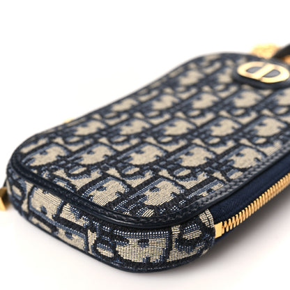 Christian Dior Oblique 30 Montaigne Phone Holder Blue 9 of 9