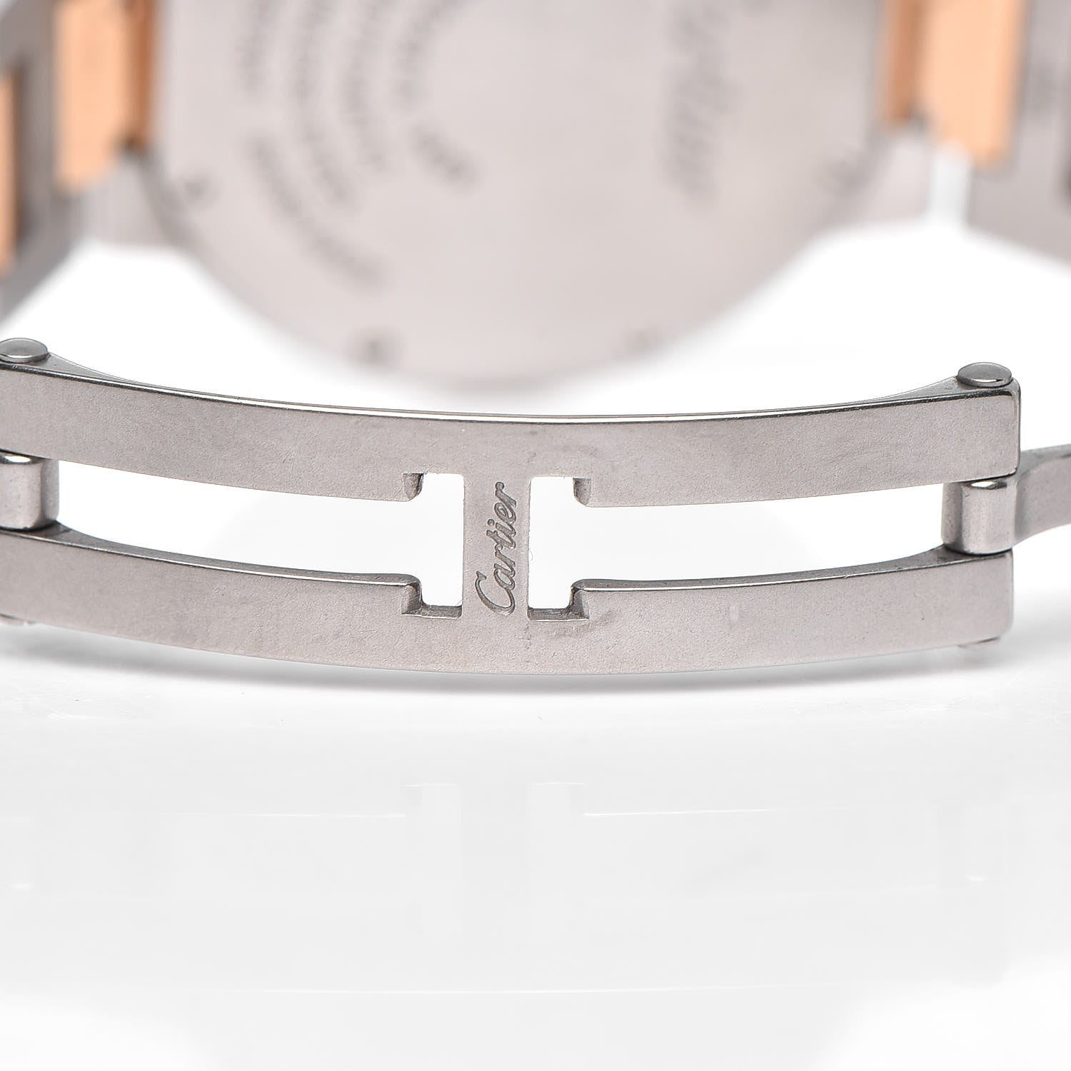 Cartier Stainless Steel 18K Pink Gold Diamond 33mm Ballon Bleu De Cartier Automatic Watch Champagne 6 of 9