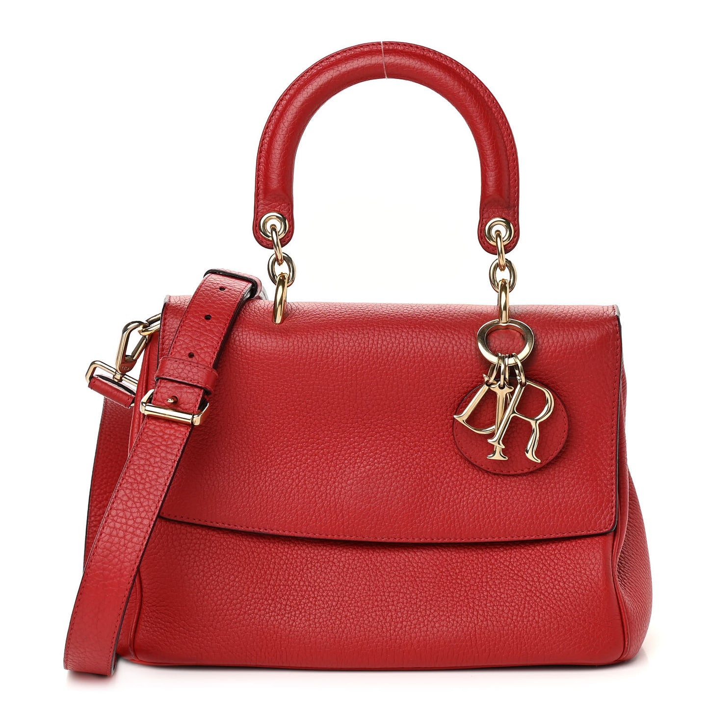 Bullcalf Small Be Dior Flap Red