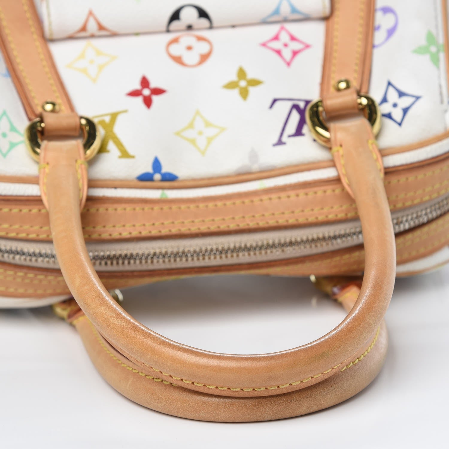 Louis Vuitton Monogram Multicolor Priscilla White 7 of 13
