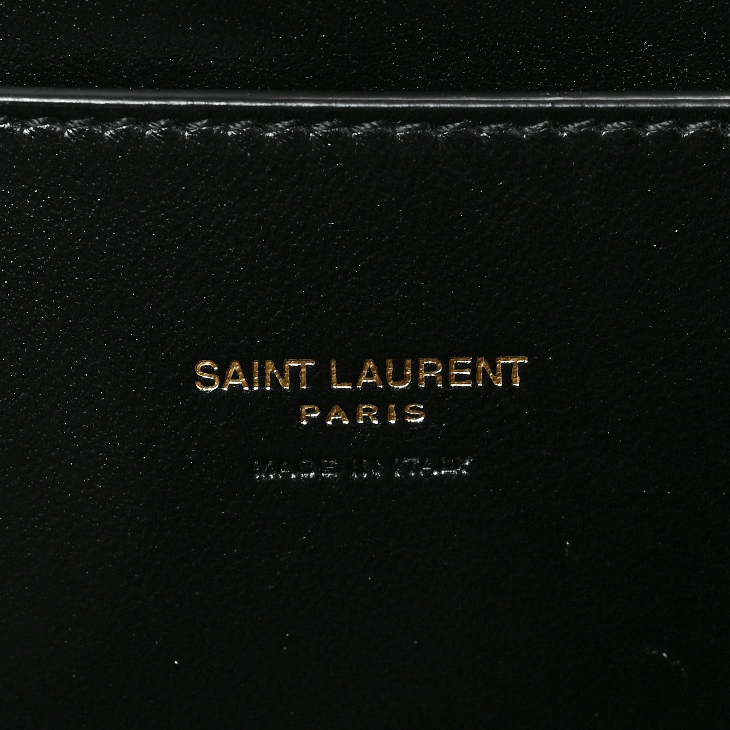 Saint Laurent Smooth Calfskin Suede Medium Reversible Monogram Kate Satchel Black 6 of 8