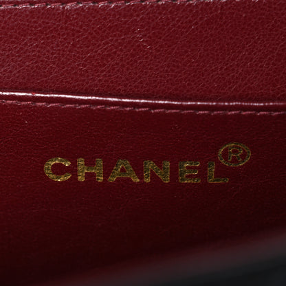 Chanel Lambskin Quilted XL Jumbo Single Flap Black 6 of 13