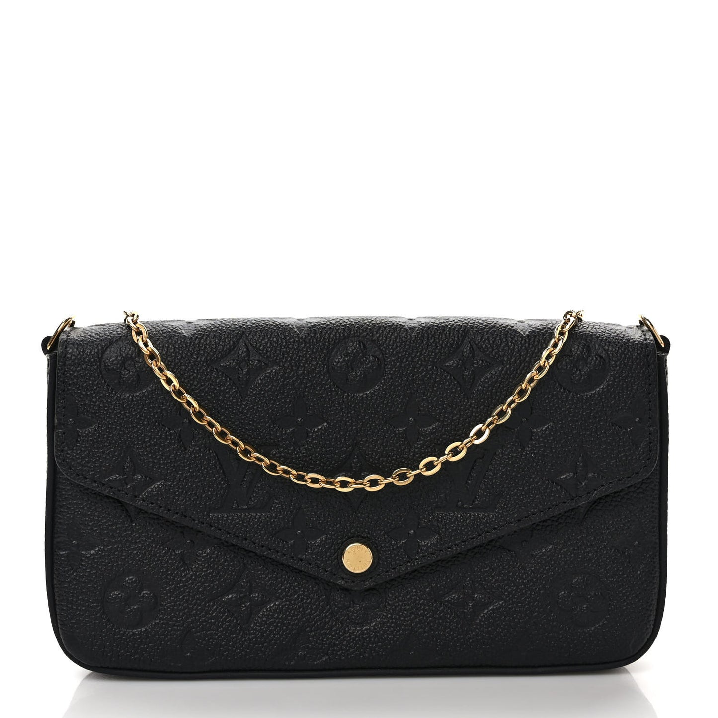 Empreinte Pochette Felicie Chain Wallet Black