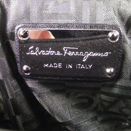 SALVATOREFERRAGAMOLeatherSofiaToteBlack