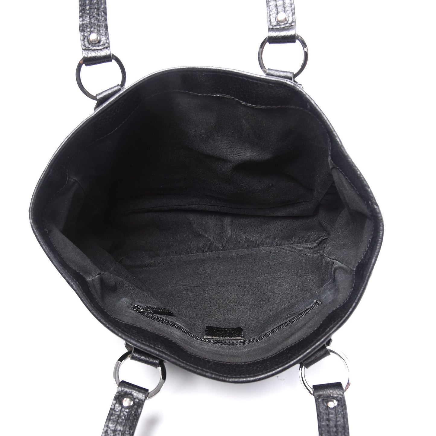 Monogram Medium Tote Black