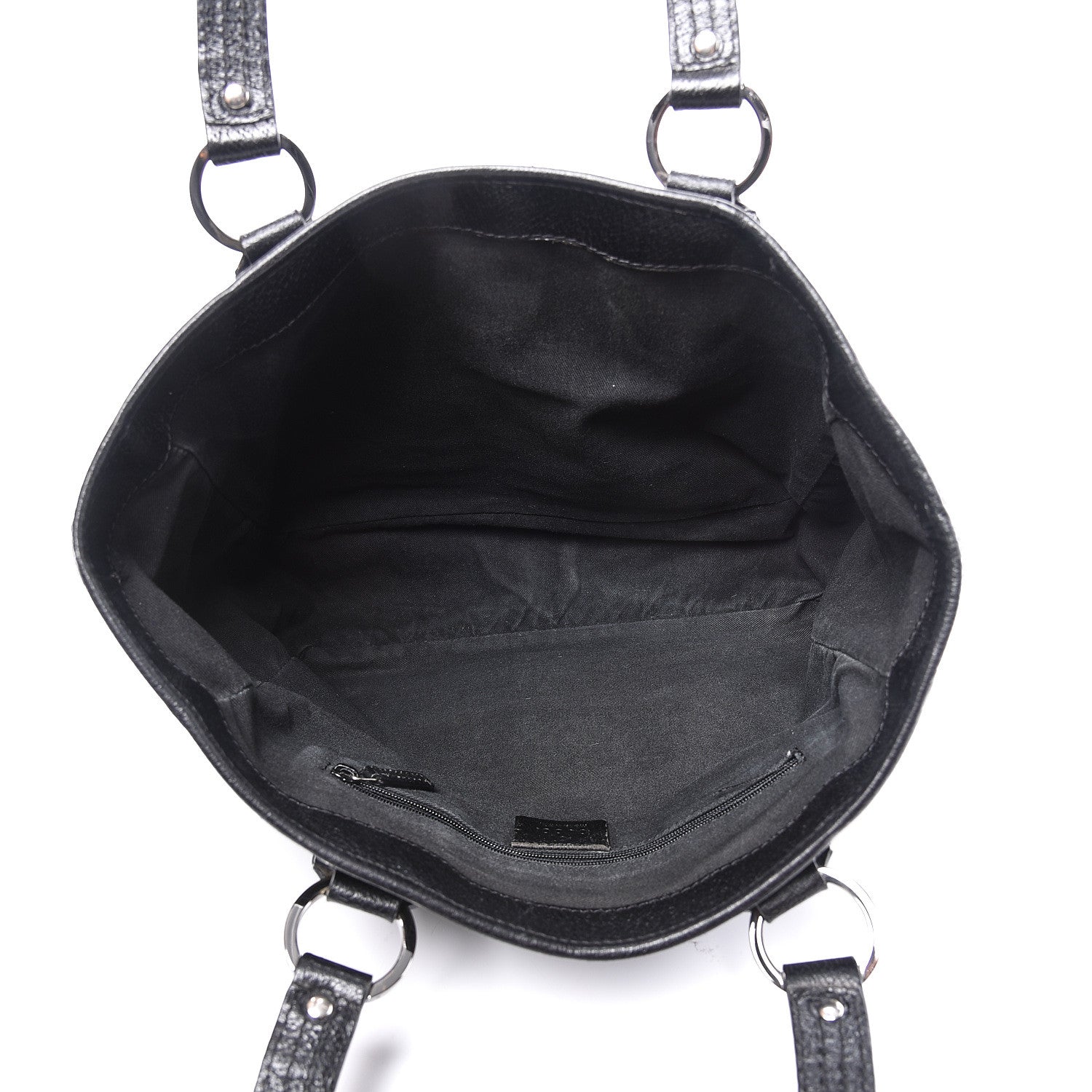 Gucci Monogram Medium Tote Black 4 of 10