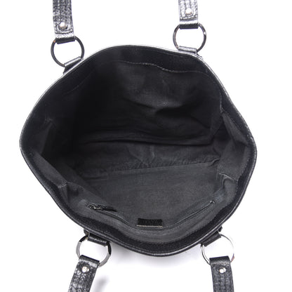 Gucci Monogram Medium Tote Black 4 of 10