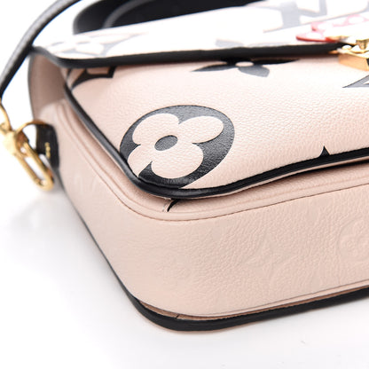 Louis Vuitton Empreinte Monogram Giant Crafty Pochette Metis Creme Black 6 of 8