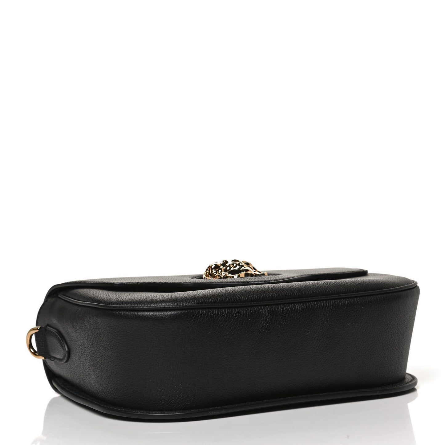 Calfskin Medusa Crossbody Bag Black