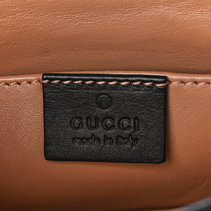 Gucci Nappa Pearl Studded Mini Queen Margaret Broadway Shoulder Bag Black 6 of 11