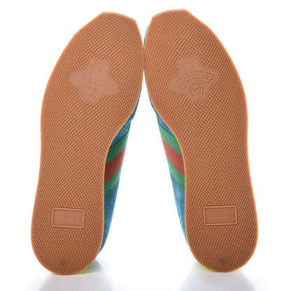Gucci Suede Web Mens Rocket Sneakers 9.5 Bright Splash Thunder 6 of 9