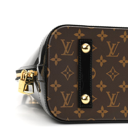 Louis Vuitton Patent Monogram Alma PM Black 9 of 10