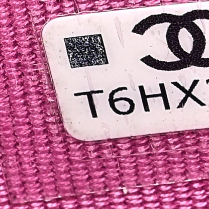 Chanel Caviar Quilted Zip Around Coin Purse Wallet Purple 7 of 8