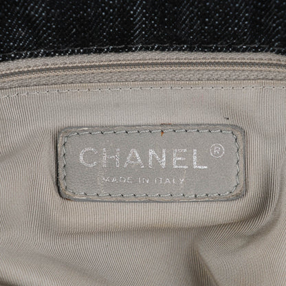 Chanel Denim Quilted Stretch Spirit Messenger Bag 6 of 9