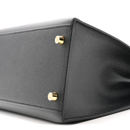Hermes Epsom Kelly Sellier 28 Black 10 of 11