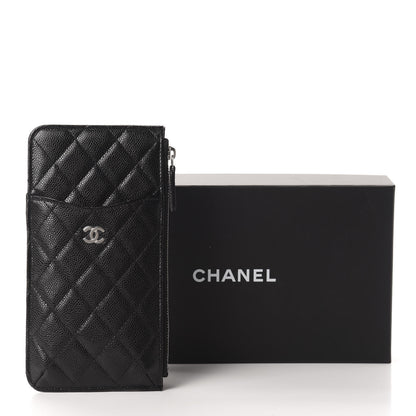 Chanel Caviar Quilted Classic iPhone Pouch Black 8 of 8