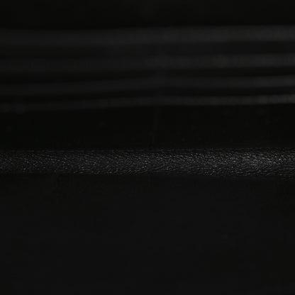 Saint Laurent Grain De Poudre Matelasse Chevron Monogram Flap Wallet Black 5 of 14