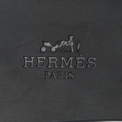 Hermes Rubber Aloha Sandals 38 Black 7 of 8