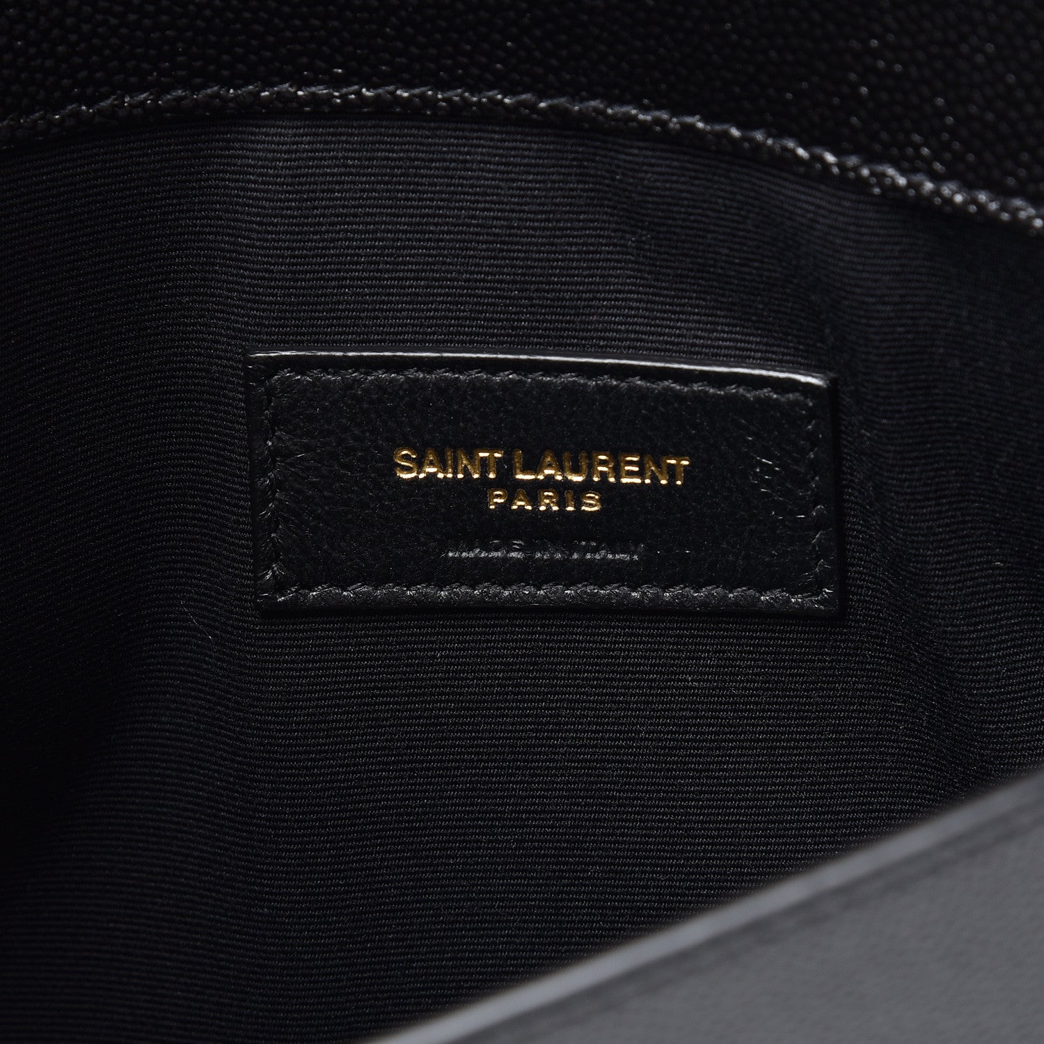 Saint Laurent Grain De Poudre Uptown Pouch Black 6 of 8
