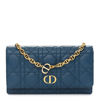 Christian Dior Supple Calfskin Caro Belt Bag Steel Blue 1 of 8