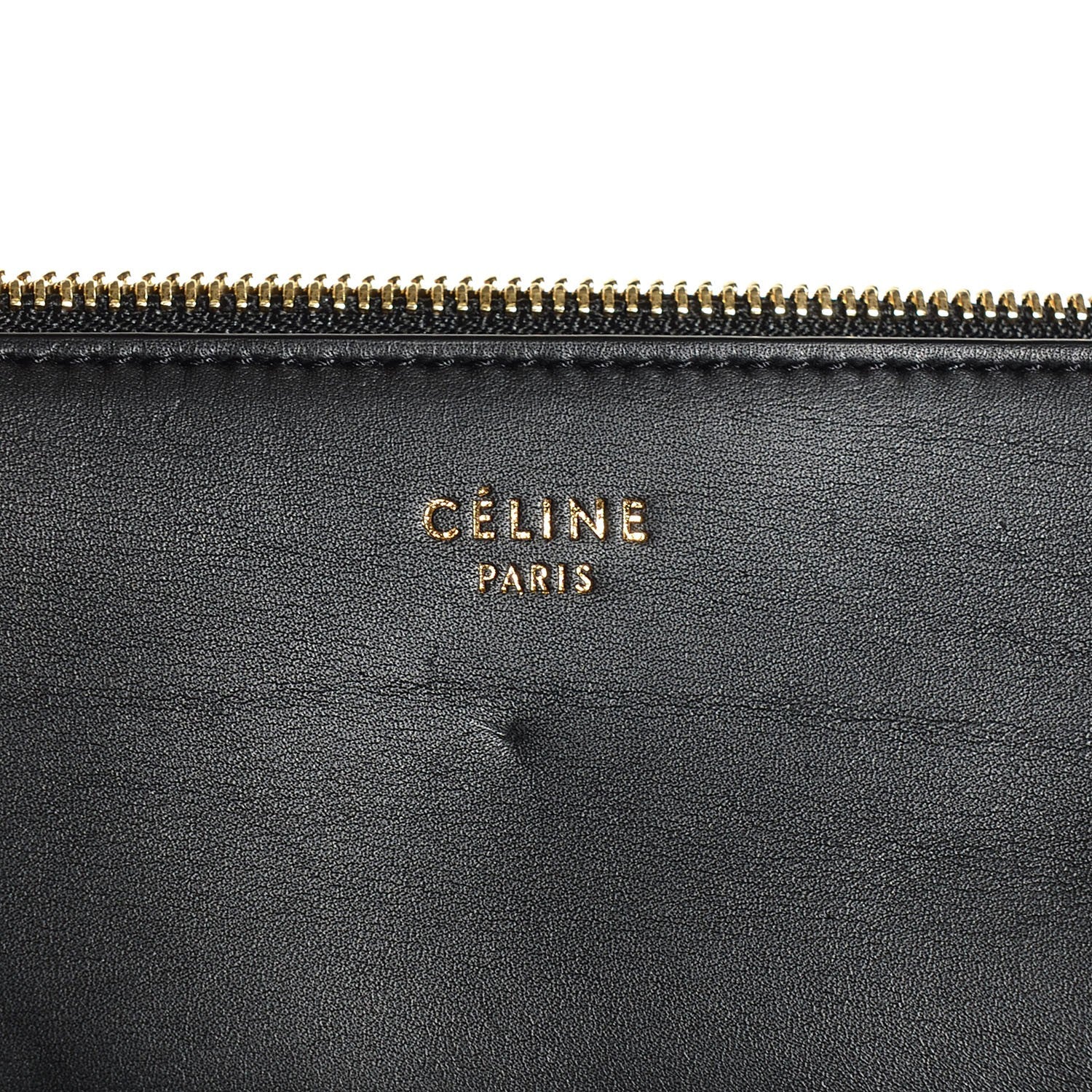 Celine Calfskin Blade Flap Black 6 of 8