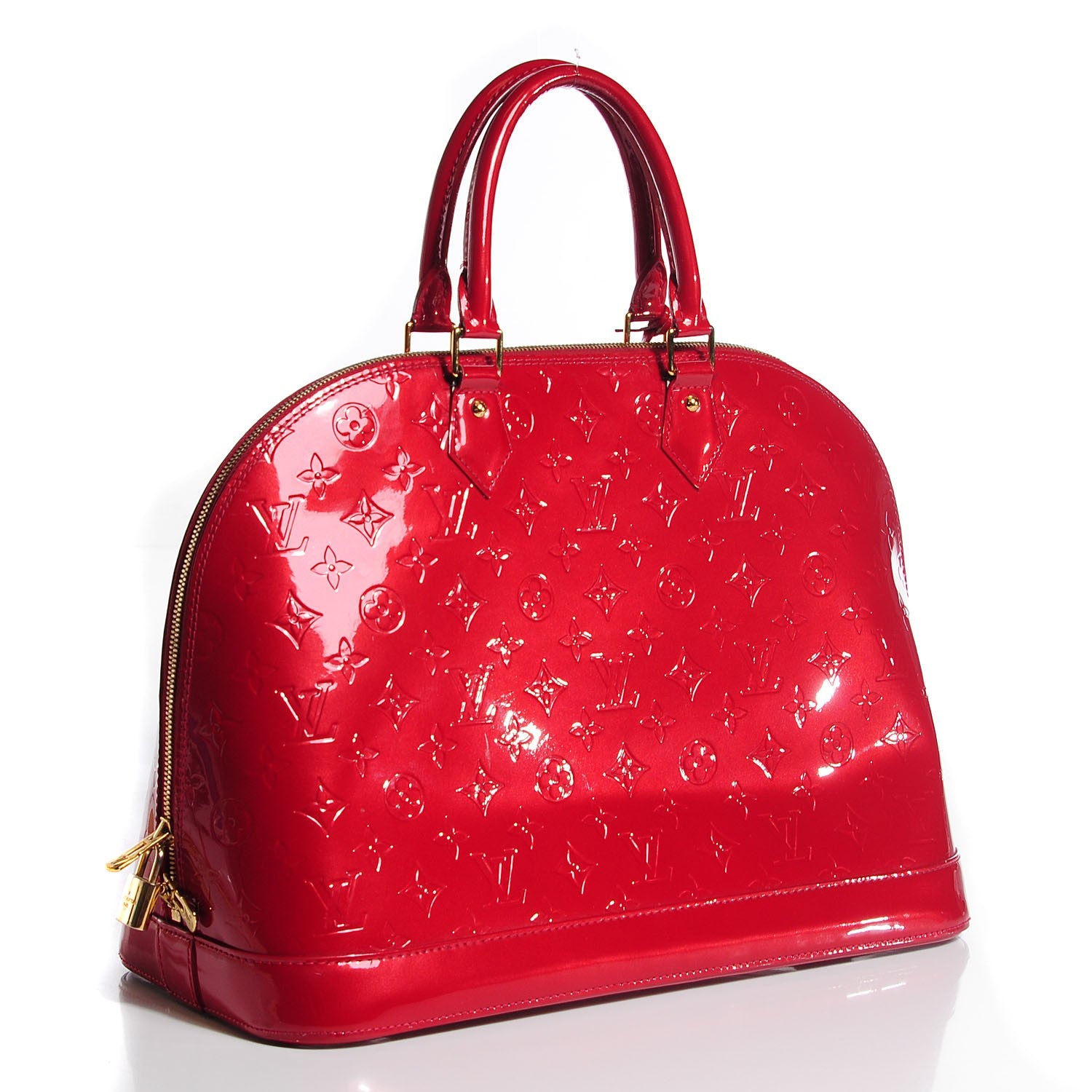 Louis Vuitton Vernis Alma GM Pomme D'Amour 3 of 7