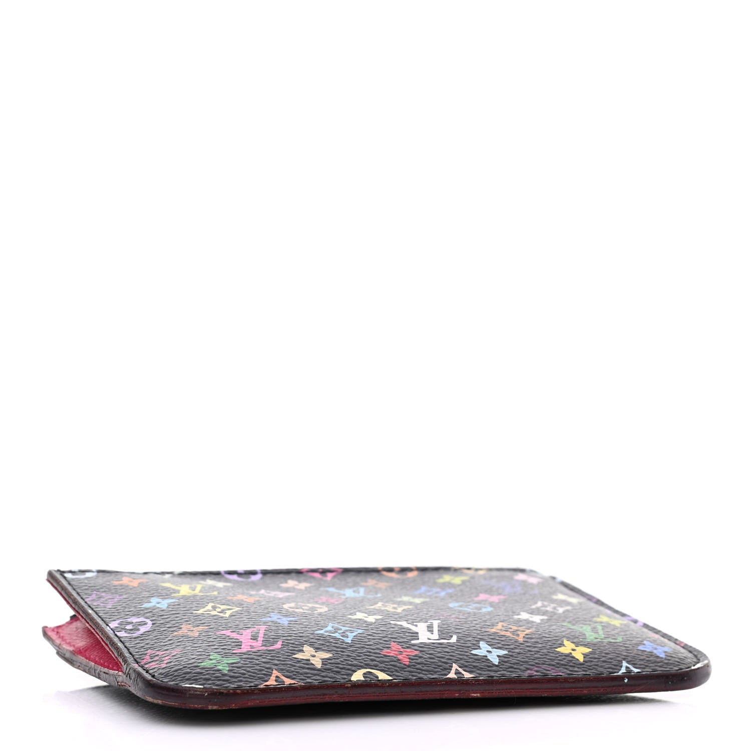 Louis Vuitton Monogram Multicolor Key Pouch Black Grenade 4 of 15