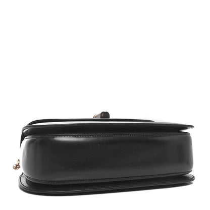 Gucci Boarded Dyana Lux Calfskin Web Medium Bamboo 1947 Top Handle Bag Black 4 of 9
