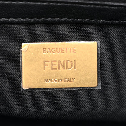 Fendi Nappa FF 1974 Embossed Baguette Black 6 of 14