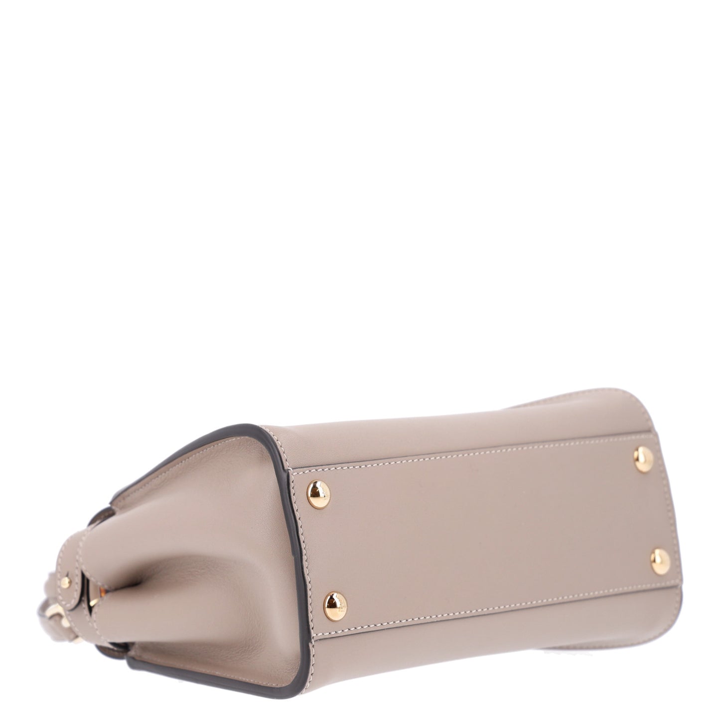 Vitello Seta Shiny Nappa Plexiglass Tortoise Mini Peekaboo Iconic Satchel Tortora