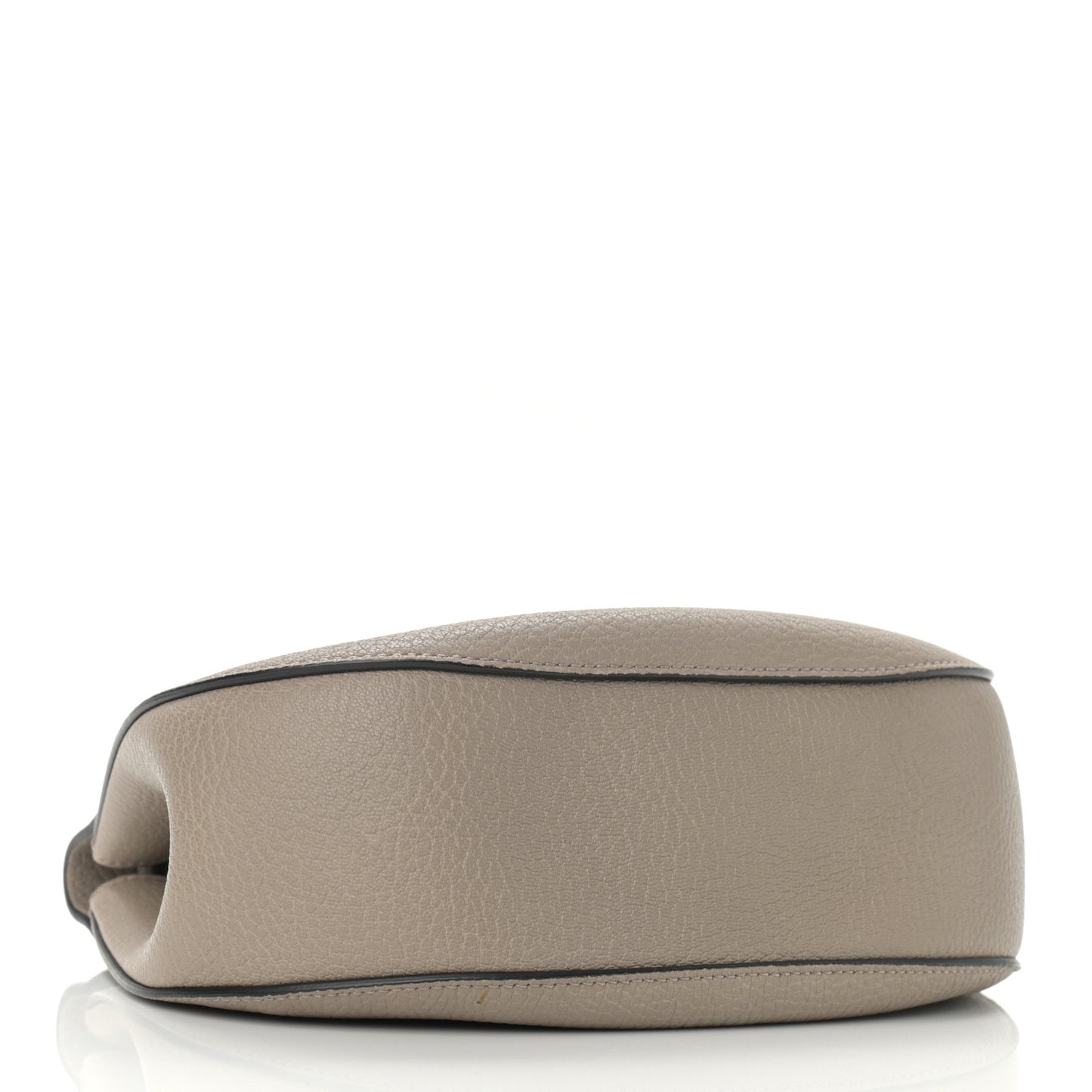 Grained Lambskin Drew Shoulder Bag Motty Grey