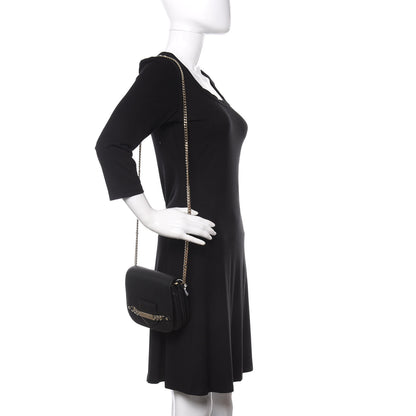 Jimmy Choo Calfskin Shadow Crossbody Bag Black 2 of 10