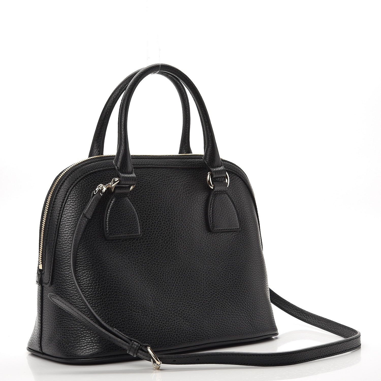 Gucci Calfskin Medium Dome Bag Black 4 of 8