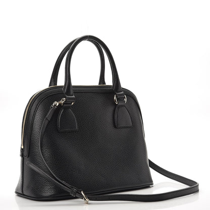 Gucci Calfskin Medium Dome Bag Black 4 of 8
