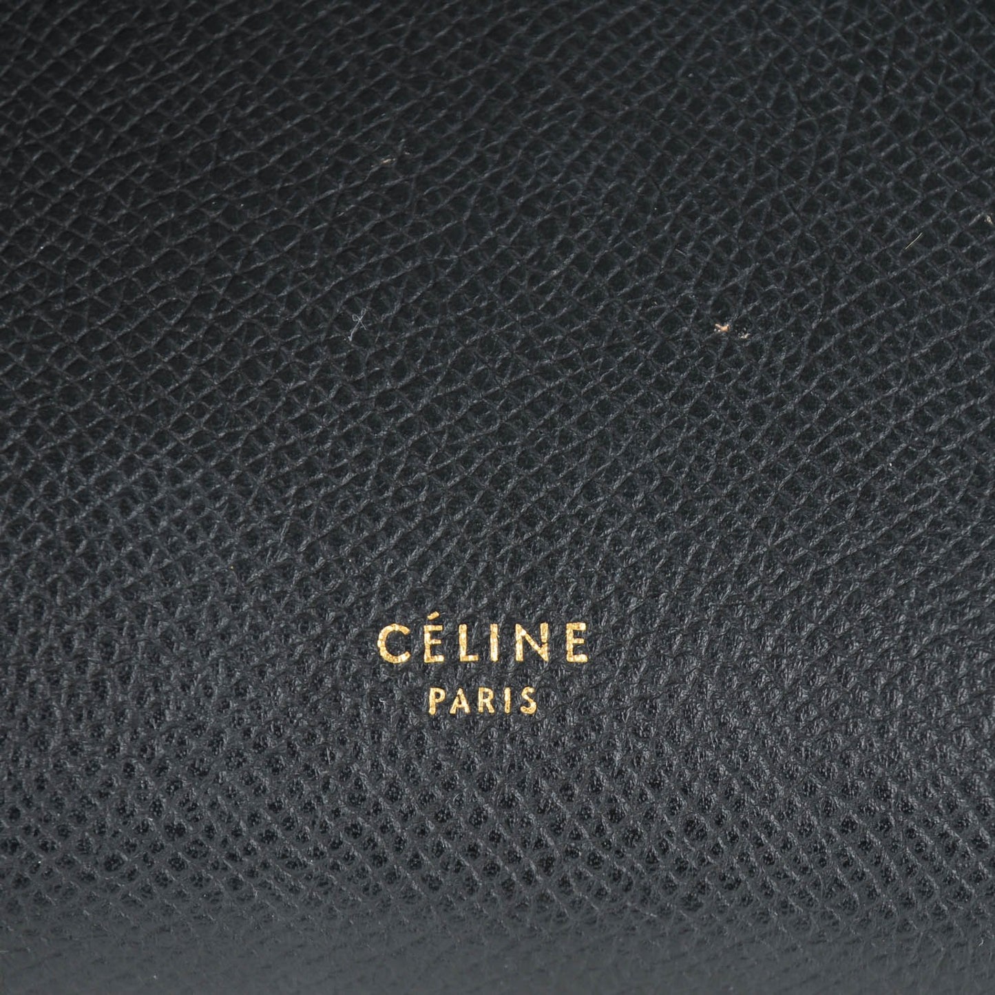 Baby Grained Calfskin Mini Belt Bag Black