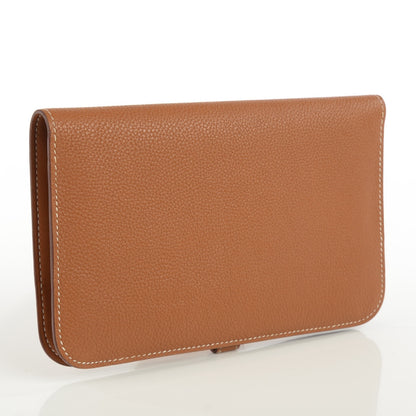 Hermes Togo Dogon Duo Wallet Gold 3 of 11