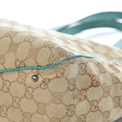 Gucci Monogram Small Tote Turquoise 15 of 19