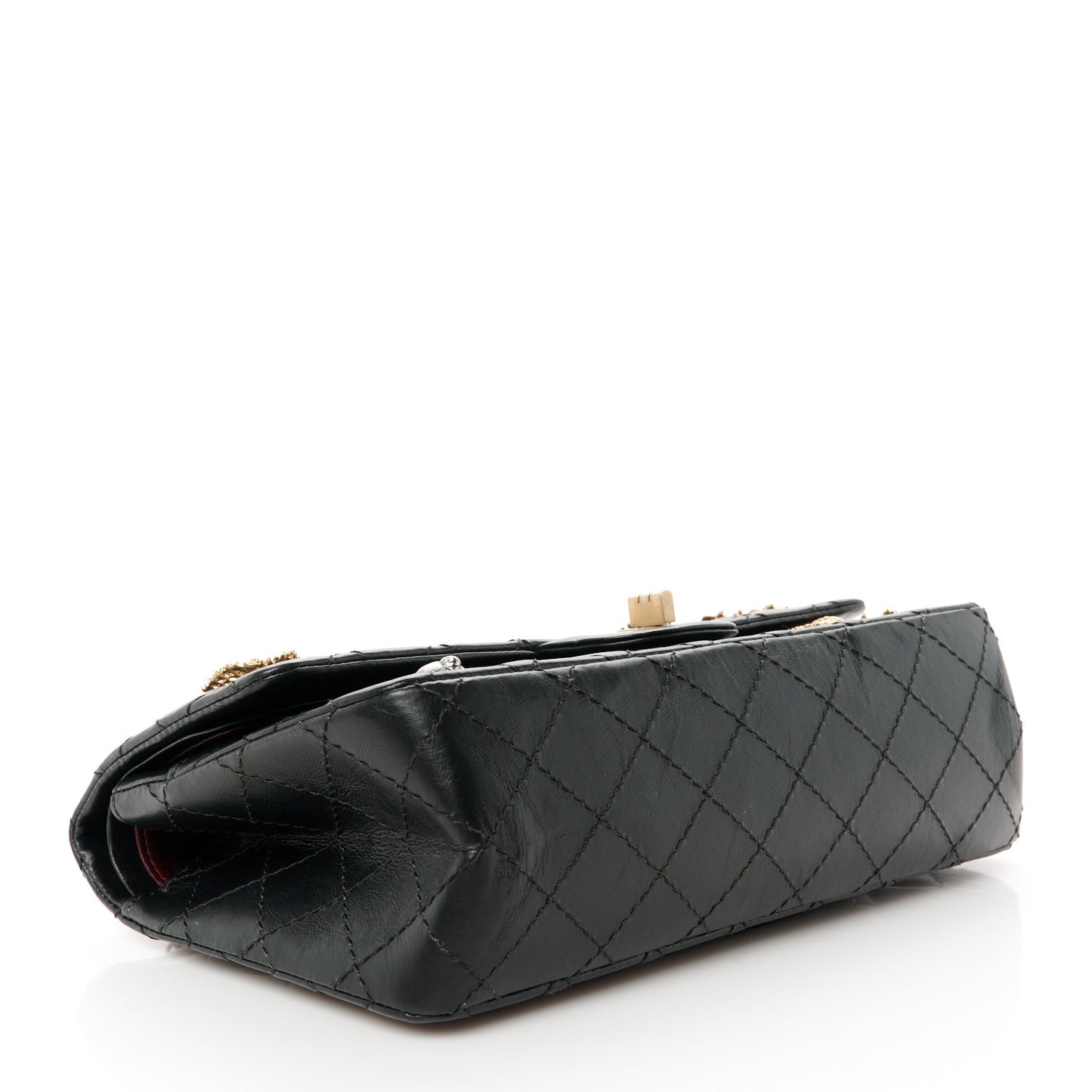 Aged Calfskin Lucky Charms 2.55 Reissue 225 Flap Black